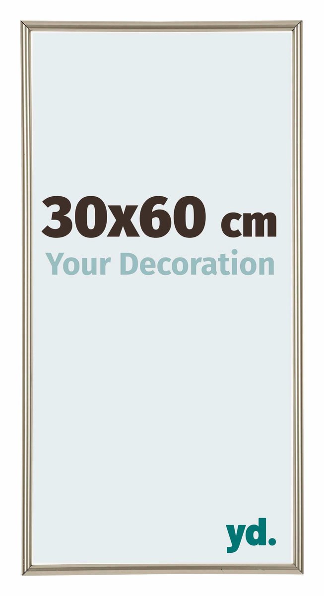 yd. Your Decoration - Fotolijst 30x60 cm - Kunststof - Champagne - Annecy