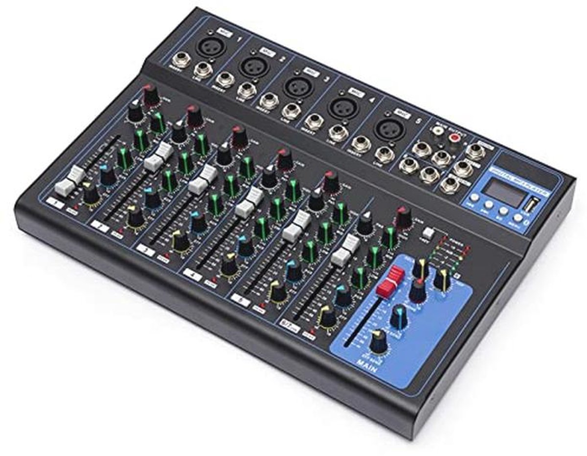 Bluetooth Soundboard Audio Mixer voor Professionele Opnames en Feesten