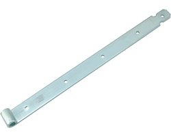 Starx Duimheng Zwaar - Gesmeed Poortbeslag - Voor Duim 16 mm - Lengte 100 cm - Verzinkte Afwerking tegen Roest - Metaal - Inclusief Oog voor Pen - Geschikt voor Poorten en Hekken