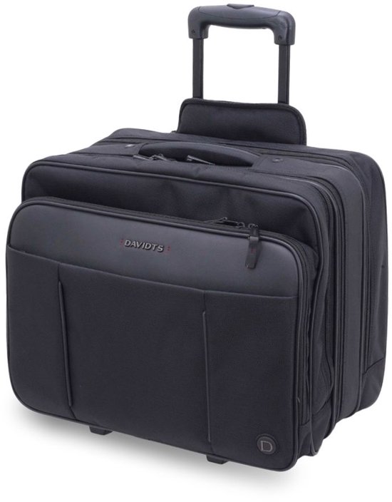 Davidt's Business Laptop trolley 17 inch - Grote Werk Koffer - Piloten Koffer