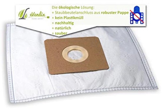 eVendix Stofzuigerzakken geschikt voor Dirt Devil M 7004, 10 stofzakken + 1 microfilter, compatibel met Swirl Y05/Y45