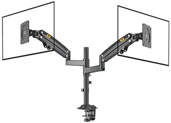 Ergoflex North Bayou Nb H180 17-27 Çift Kol Amortisörlü Monitör Kolu 2-9 Kg Mo