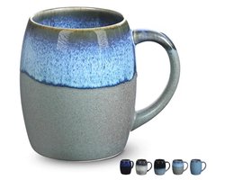 Grote koffiemok 500 ml - Keramische cappuccinokop voor kantoor en thuis - Magnetron en vaatwasmachinebestendig