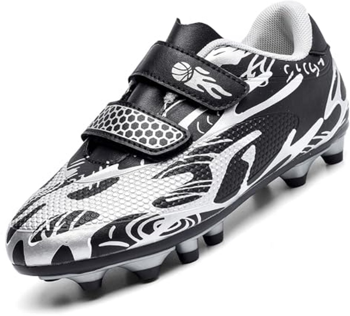 Voetbalschoenen voor Jongens Laagschoenen met Spikes voor Training en Buiten Activiteiten