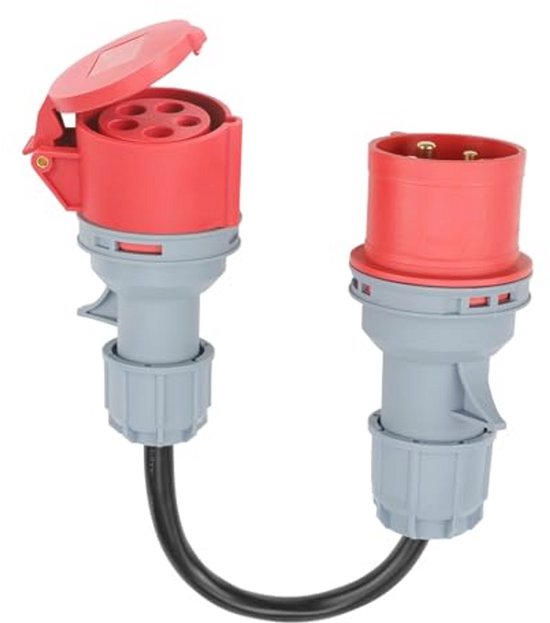 325>163 CEE stroom adapter 32A 5-polig 400V naar CEE 16A 3-polig 230V 325163
