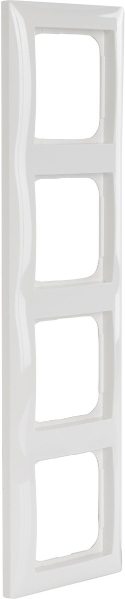 Busch-Jaeger Balance afdekraam - 4-voudig - polarwit