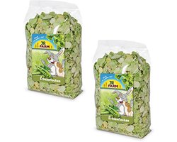 Erwtenvlokken voor Knaagdieren en Dwergkonijnen | Snack | Rijk aan Vitamines A en C | Licht Verteerbaar | 2 x 200 g