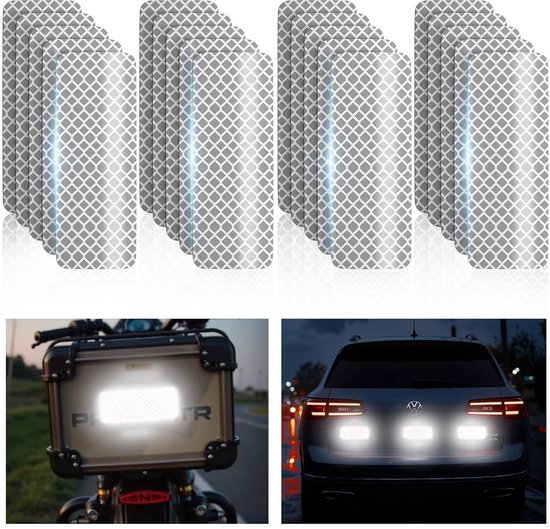 Bandes Réfléchissantes Autocollantes – Haute Visibilité 300 M – Pour Casque, Vélo, Moto – Résistant Eau Et Températures