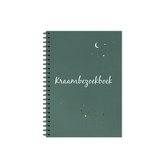 Kraambezoekboek - heelal groen - kraamvisite invulboek | wire-o | Fien & Feau