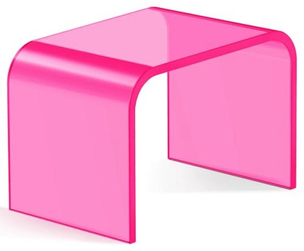 Transparante Acryl Opstapkruk met Antislip - Voor Badkamer en Huiskamer