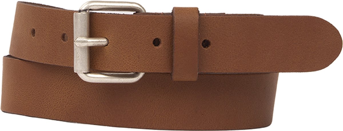 Petrol Industries Riem Heren - Broekriem - Verstelbaar - Leer - Cognac - 125 cm