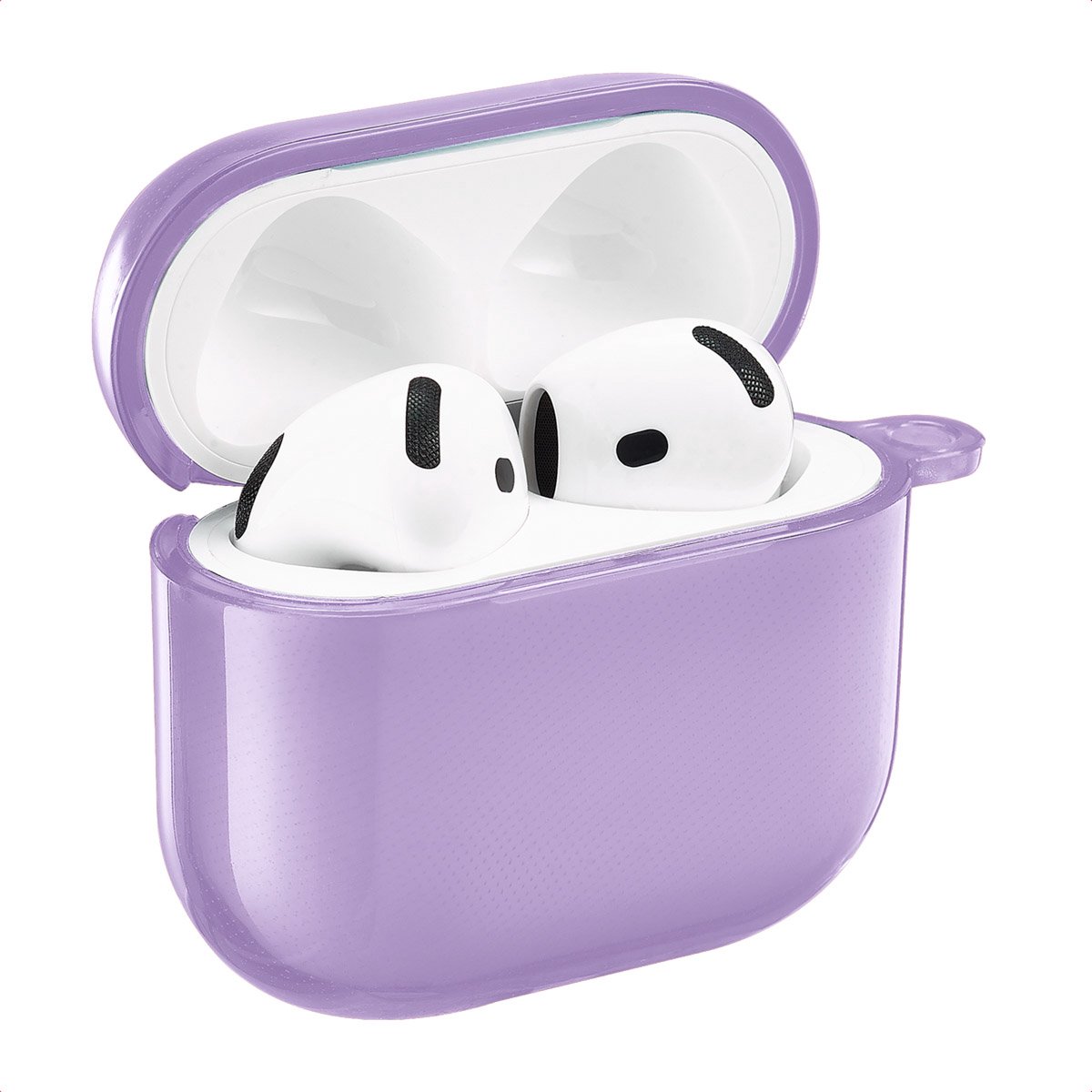 imoshion Neon Case - Hoesje geschikt voor AirPods 4 - Paars