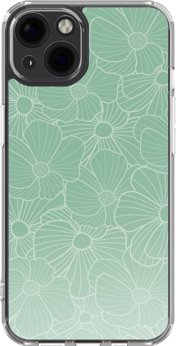 imoshion Hoesje - Geschikt voor Apple iPhone 13 - Design hoesje - Botanica