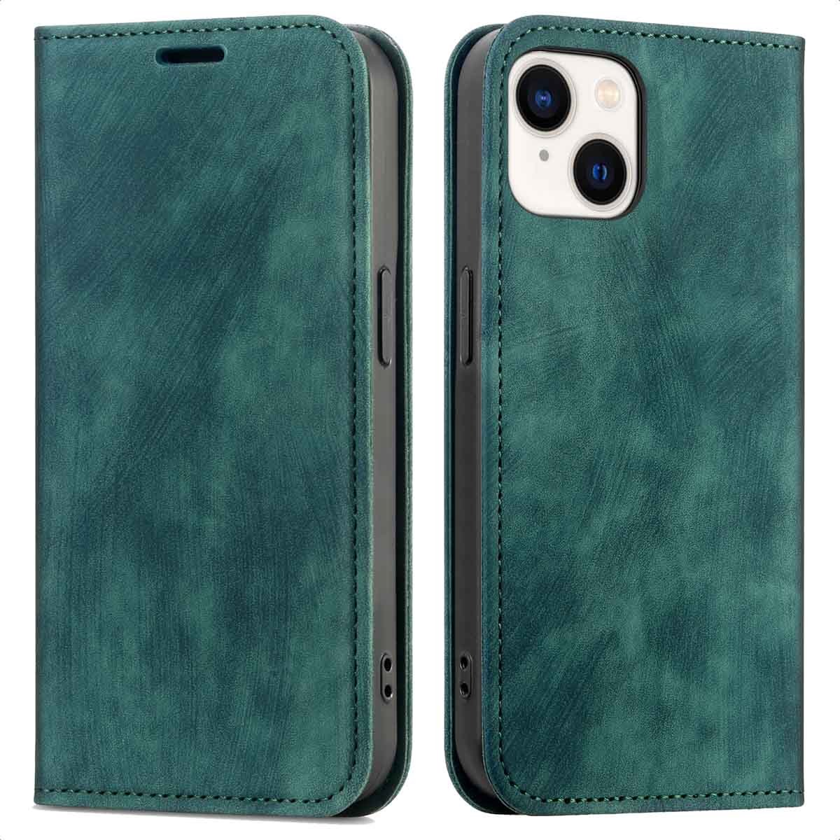 imoshion Hoesje - Geschikt voor Apple iPhone 15 - Slim Bookcase - Groen