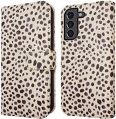 imoshion Hoesje - Geschikt voor Samsung Galaxy S21 - Design Bookcase smartphone - Black And White Dots