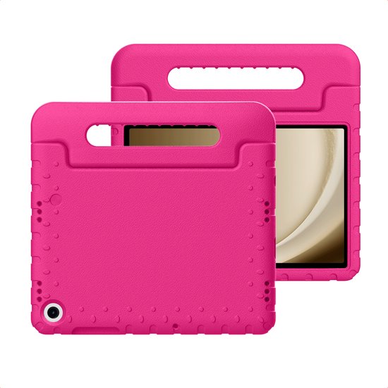 Étui pour Tablette Samsung Galaxy Tab A9 Plus Enfants - Coque arrière iMoshion Kidsproof avec poignée - Rose