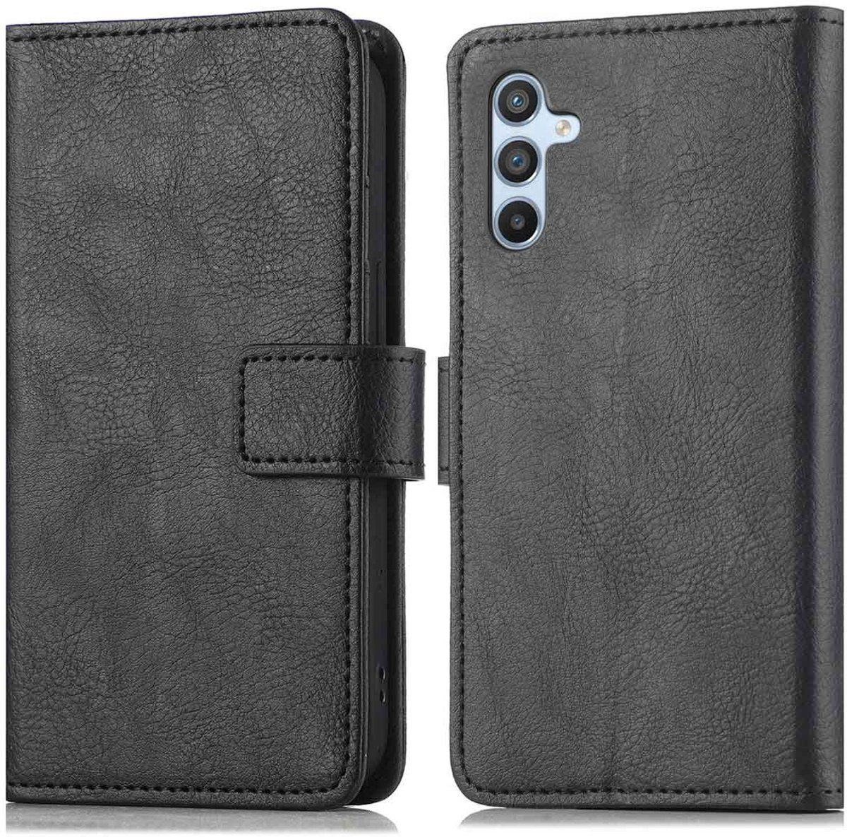 imoshion Hoesje - Geschikt voor Samsung Galaxy A34 (5G) - Luxe Bookcase - Zwart