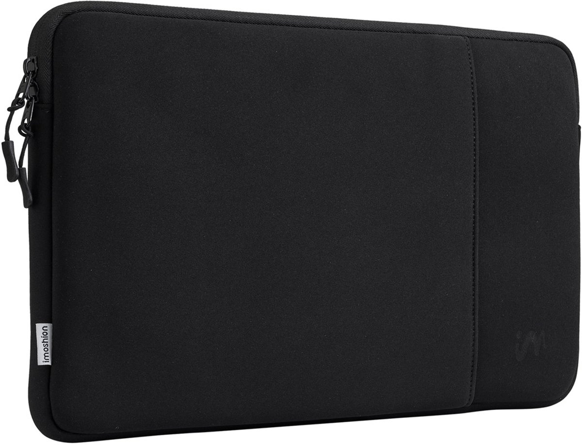 IMOSHION Laptop sleeve met vak Sleeve 17,3 inch Zwart