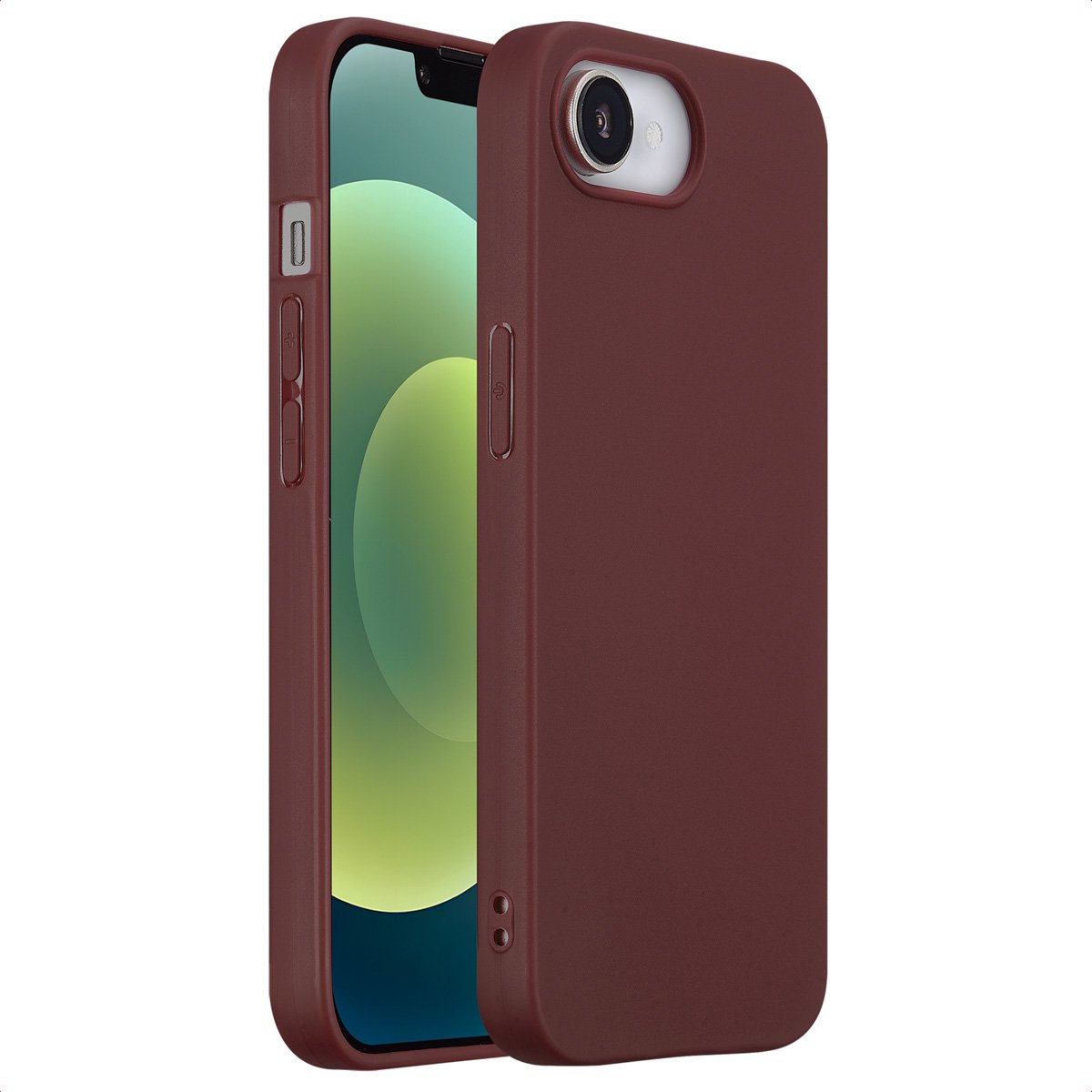 imoshion Hoesje - Geschikt voor Apple iPhone 17e / 16e - Color Backcover - Wine Red