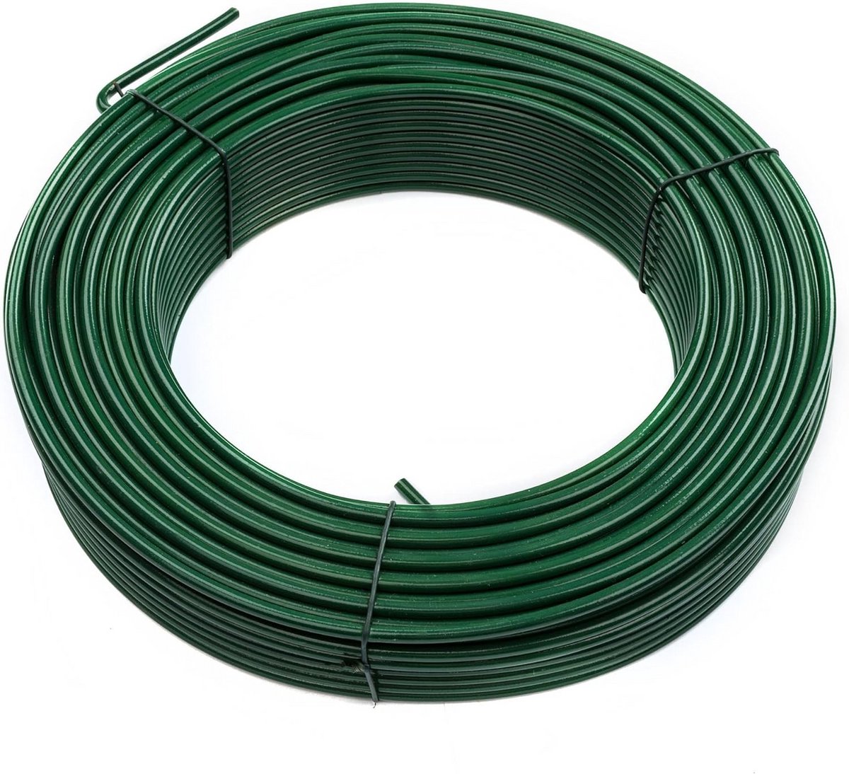 Verzinkt Spandraad 3,8 mm in Mosgroen of Antraciet - 55 m