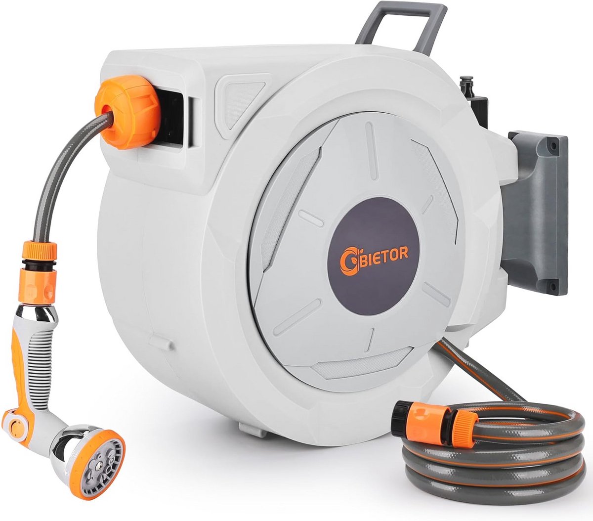 Intrekbare Tuinslanghaspel 38 m met Automatische Terugspoeling