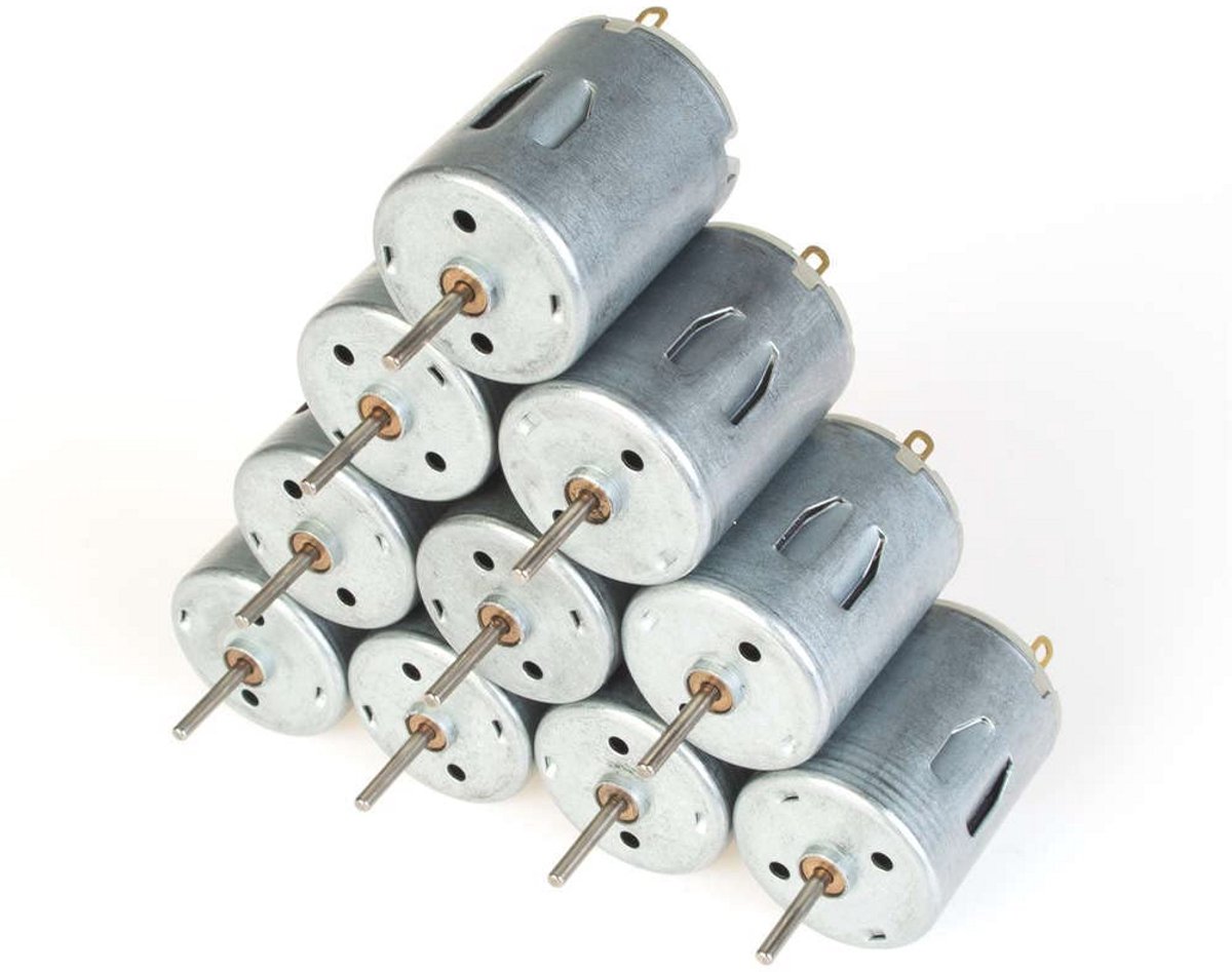10 Stuks Hoge Snelheid DC Motor 3-6V voor DIY Projecten en Speelgoed