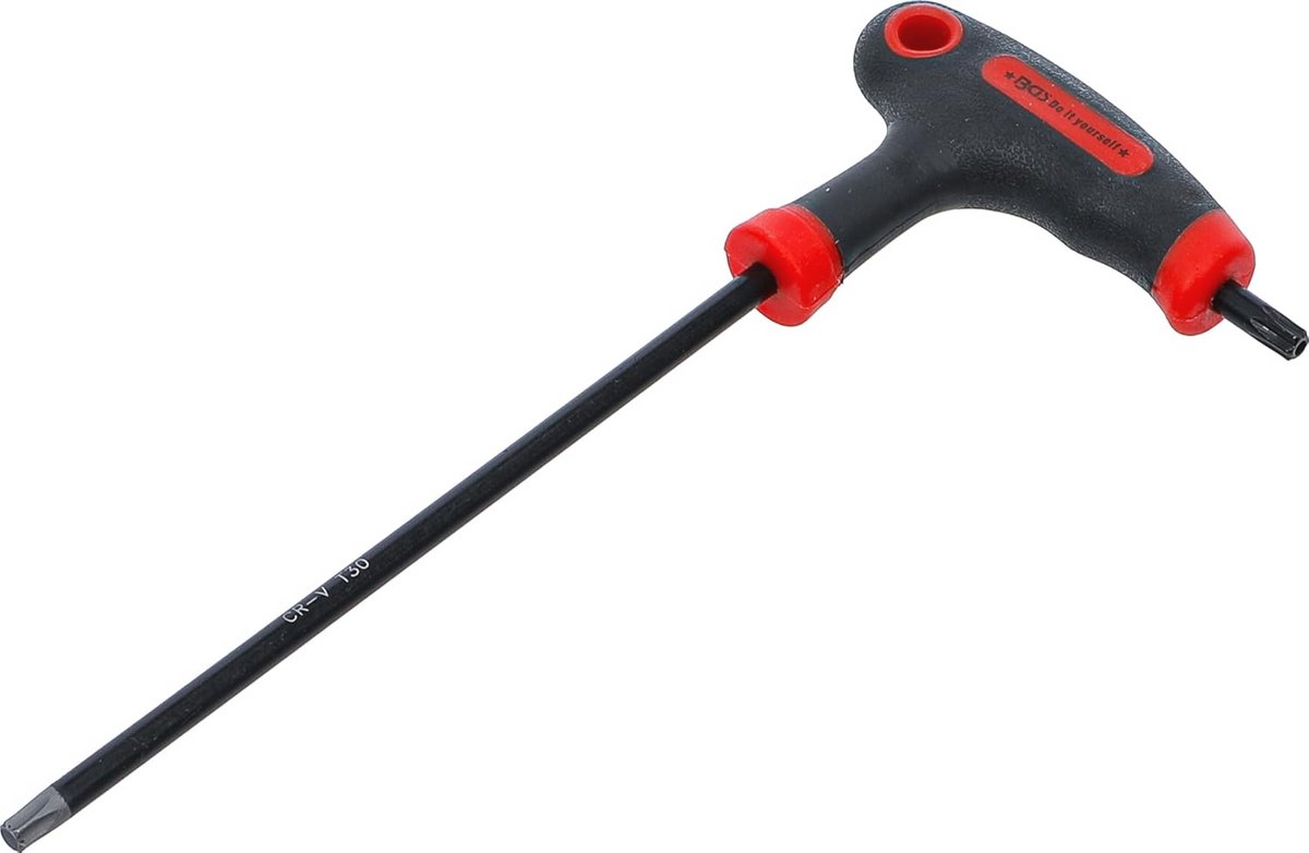 Schroevendraaier met T-greep en zijlemmet | T-profiel (voor Torx) T30