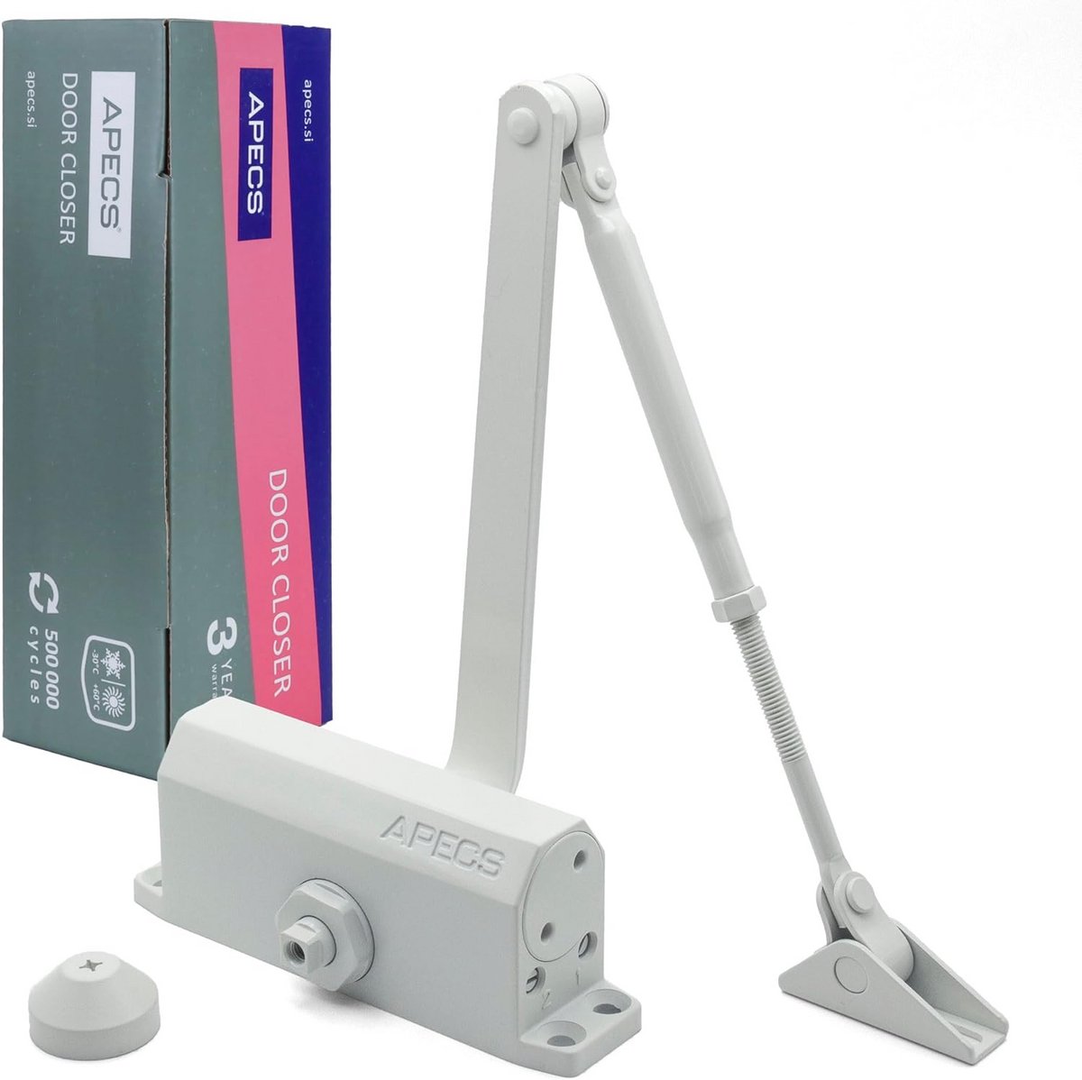 Automatische hydraulische deursluiter voor binnendeuren en huisdeuren tot 85 cm breed en 45 kg