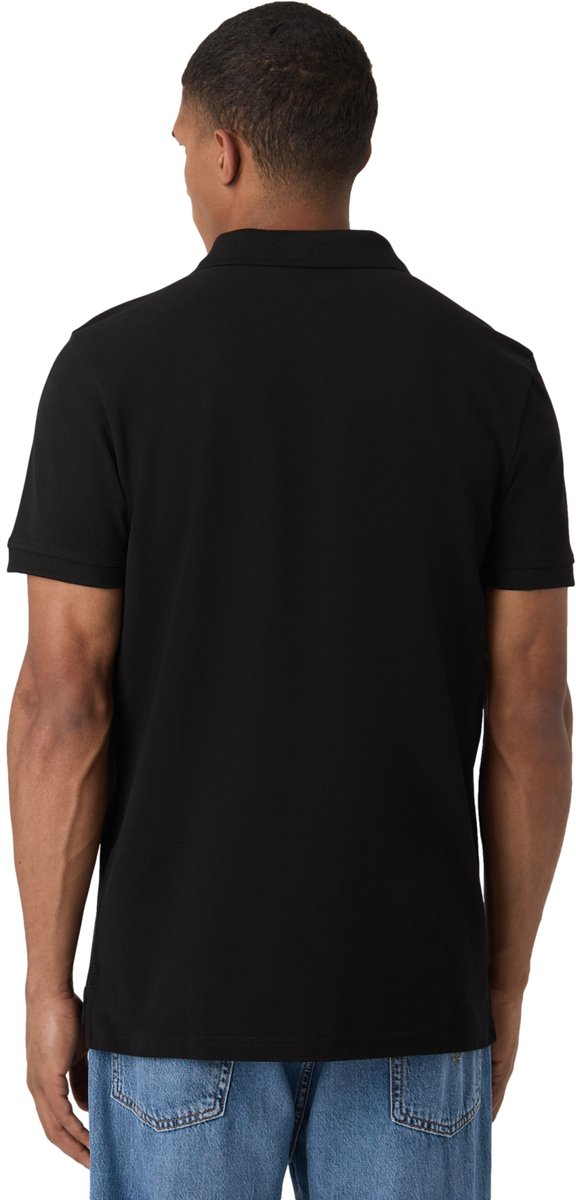 Classic Polo Shirt Short Sleeves Zwart