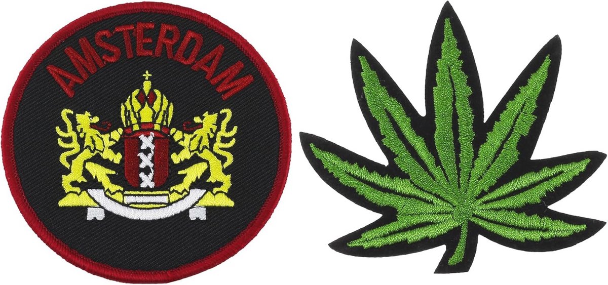 Set van 2 Opstrijkbare Patches voor Kleding