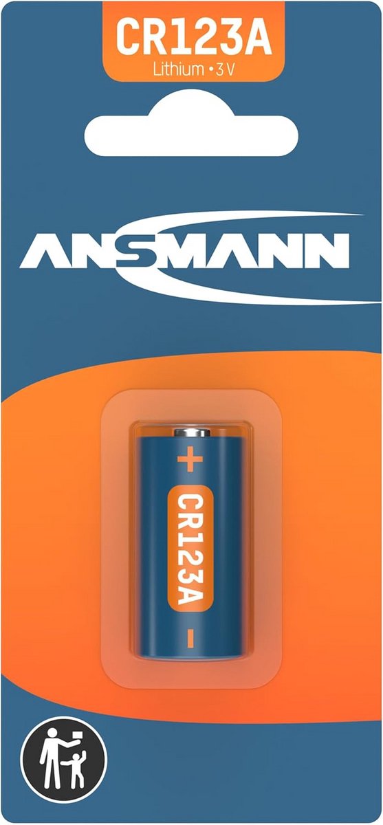 Lithium CR123A batterij (3V) voor fotocamera's, alarmsystemen en meer