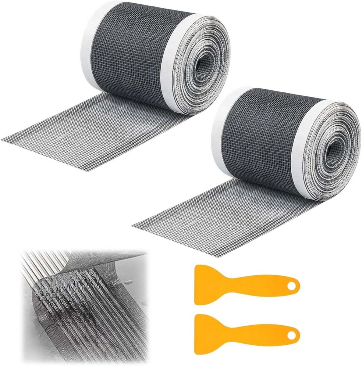 Haarzeef en Douchefilter 2 x 10 m - Afvoerzeef voor Badkamer en Keuken
