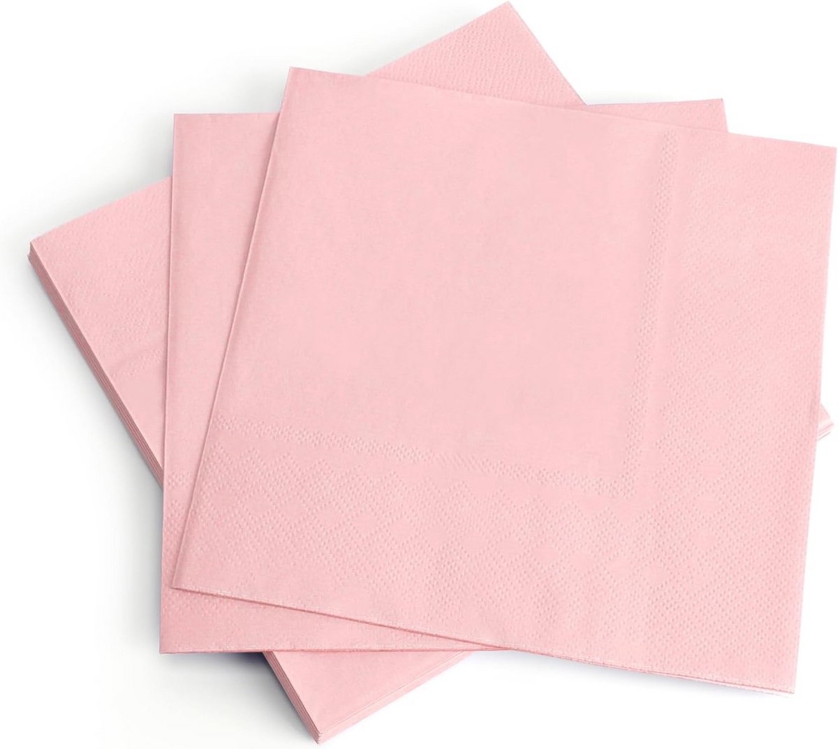 Roze Servetten 43 x 33 cm voor Feestdecoratie - 24 Stuks