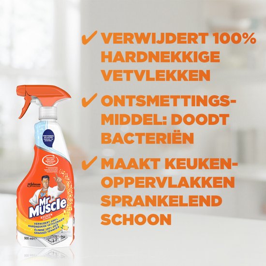 Mr.muscle keuken reiniger ontvetter sprayflacon