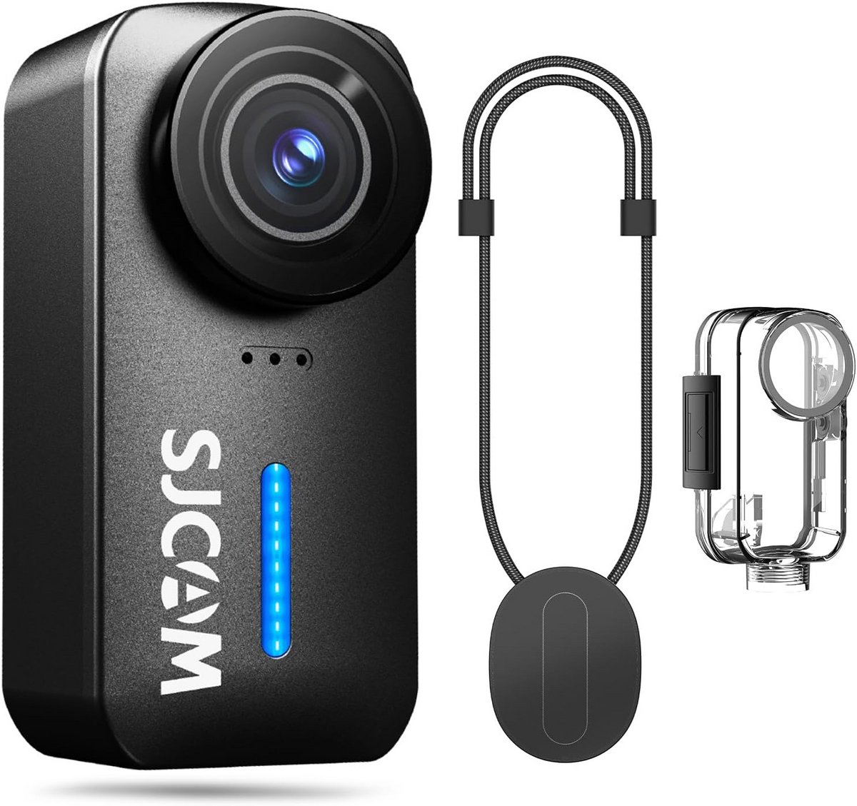 4K Mini Actiecamera met Magnetische Clip - 170° Groothoek & 6-assige Stabilisatie