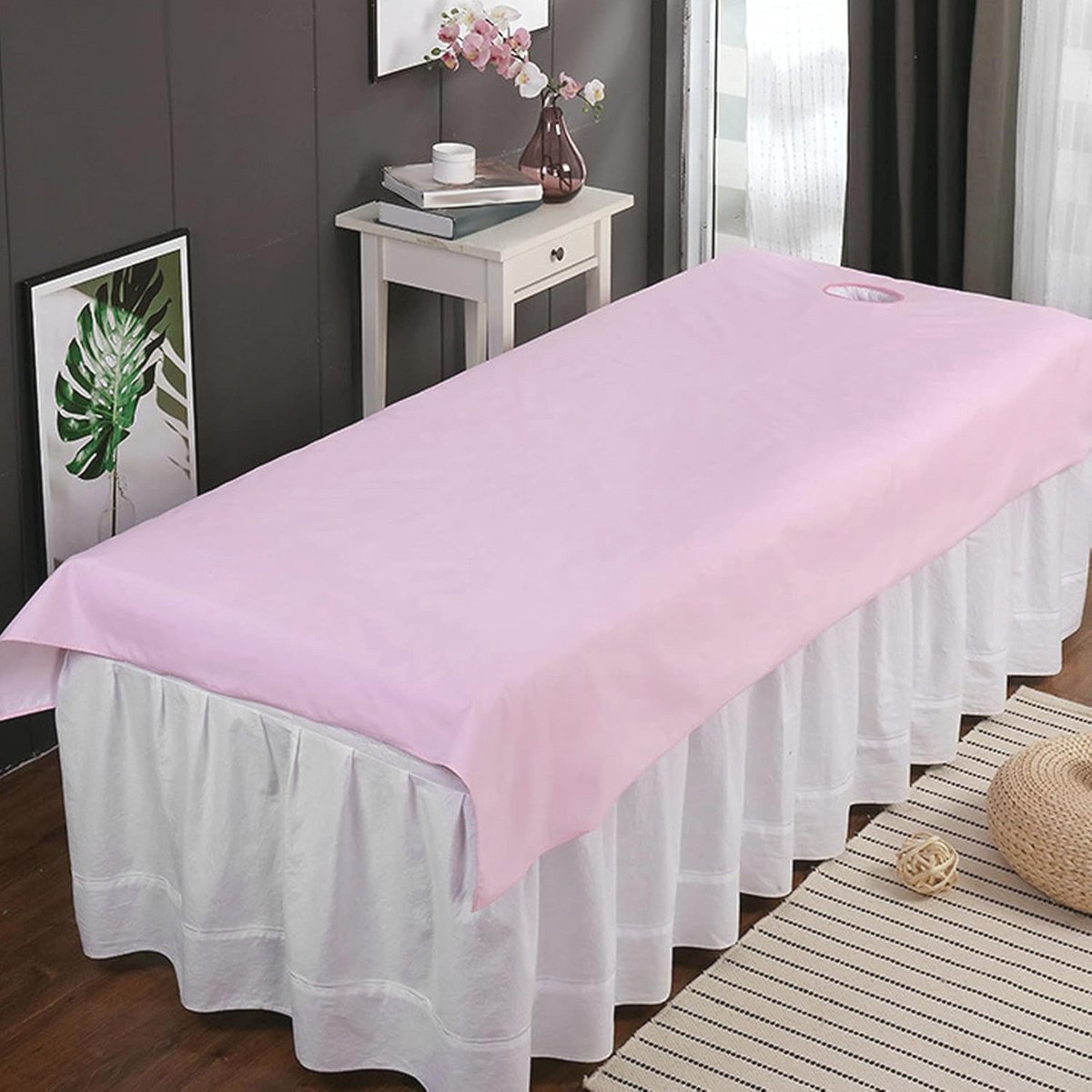 Massagetafellakens Set van 2 - Ademend, Oliebestendig en Waterdicht - 200x75 cm - Ideaal voor Schoonheidssalon en SPA