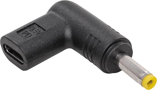 USB-C Adapter voor Laptop met 4 x 1,7 mm Stekker - Opladen van Oudere ...