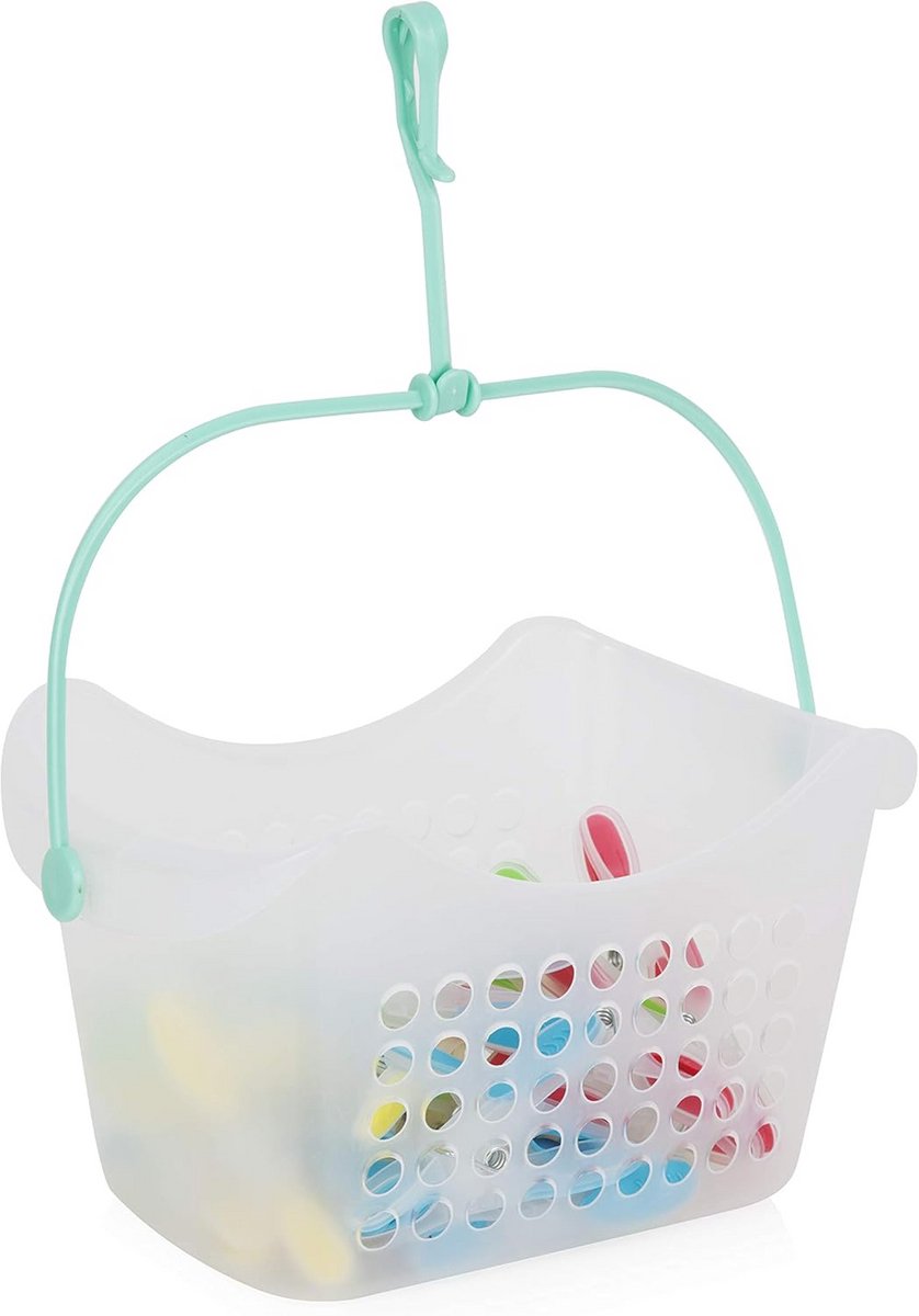 OurHouse Emmer met 24 Pegs, Grijs, 1 maat