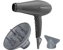 GA.MA ITALY PROFESSIONAL Gama Italy Professionele haardroger, tijd 5D zintuigen, 2200 W vermogen, zwart, innovatieve 5D Ultra Ozone Ion Protect - maximale verzorging en bescherming van het haar - 530