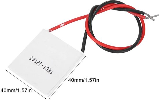 Dailygoody - Thermoelectric Cooler Peltier TEC1-12703 12V 3A 40x40 mm Koelmodule — afbeelding 2