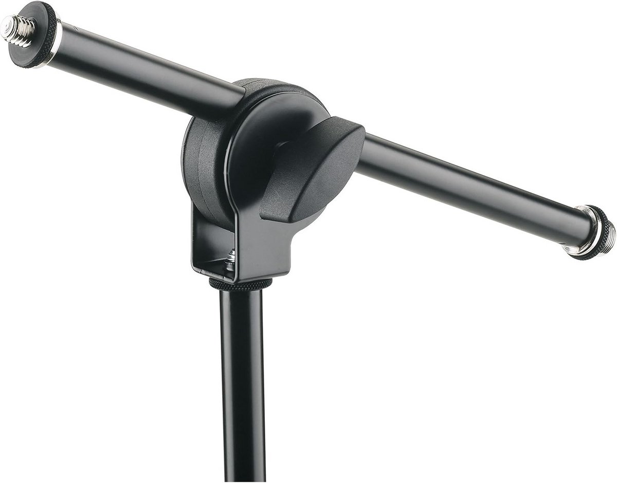 Zwarte Mini Boom Arm voor Microfoon - Verstelbaar en Duurzaam