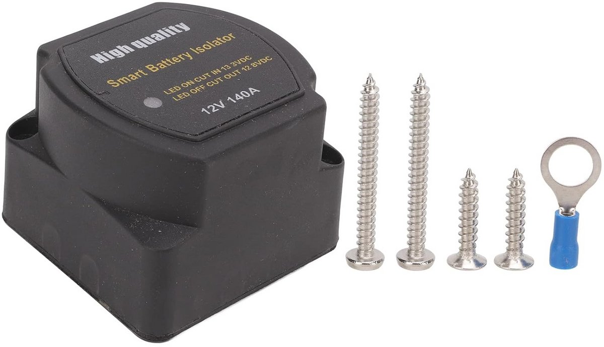 Spanningsgevoelig Relais 12V 140A IP65 Waterdicht voor Auto's, Jachten, ATV's en UTV's
