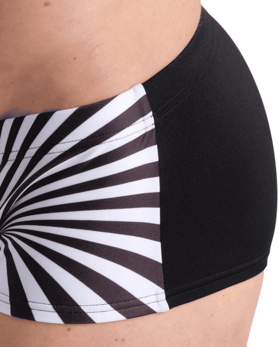 ARENA - Lowwaist - M Crazy Swim Short taille basse Placement blackmulti - 28 (XXS)
