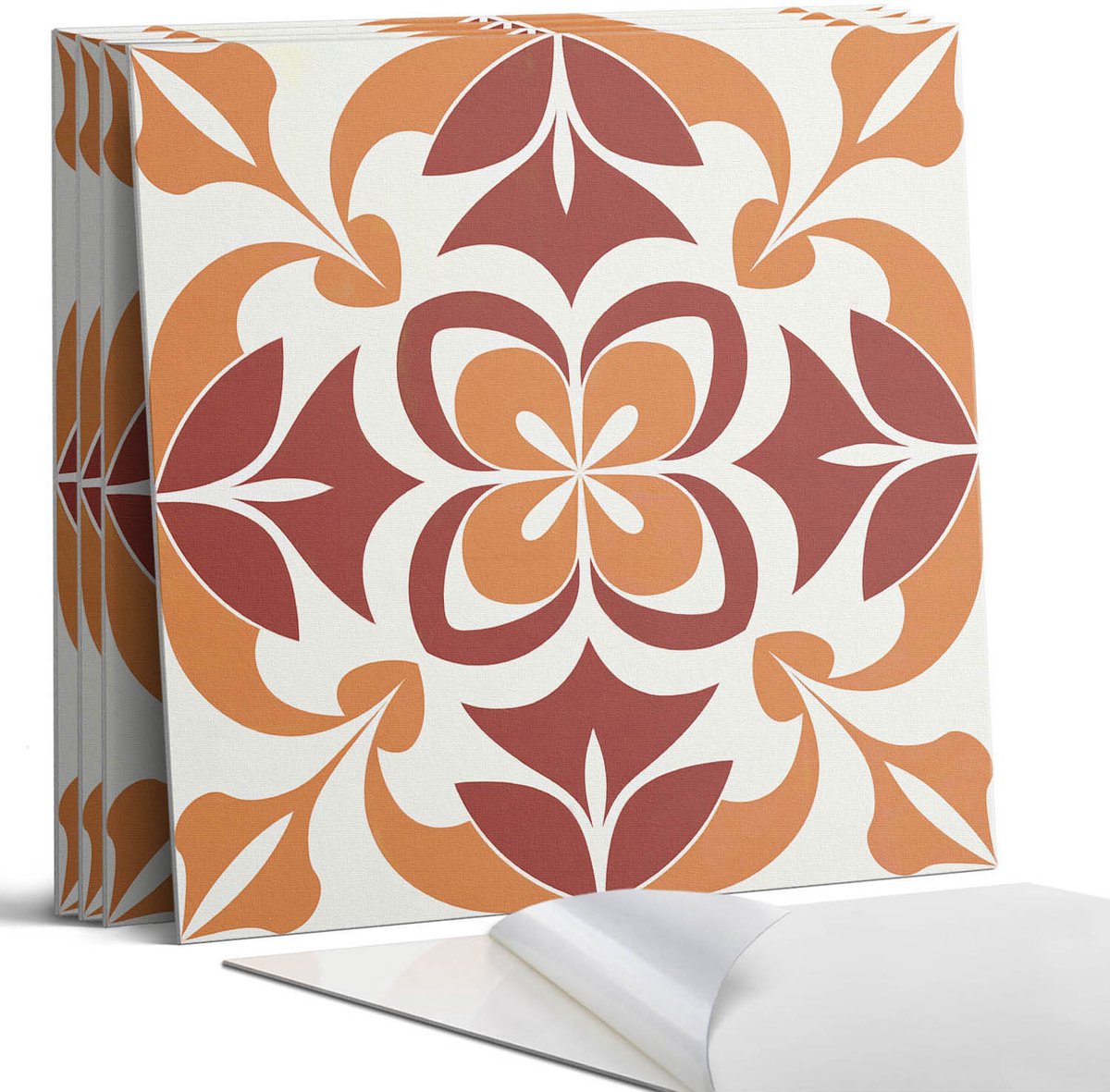 Coloray Wandpanelen Zelfklevend - Bloemenpatroon met bladeren Zelfklevende Wandpanelen - 5