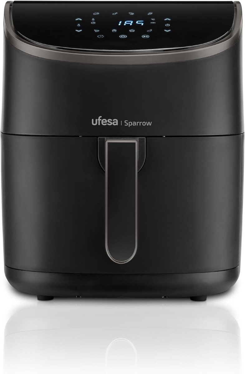 Heteluchtfriteuse 6L met 8 Programma's en Digitaal Display