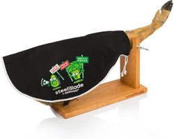 Kukuxumusu Hamafdekking Zwart - Katoen 50% - 55 cm Overtrek voor Ham en Pallets