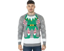 NOROZE Gebreide kersttrui voor heren maten S-2XL