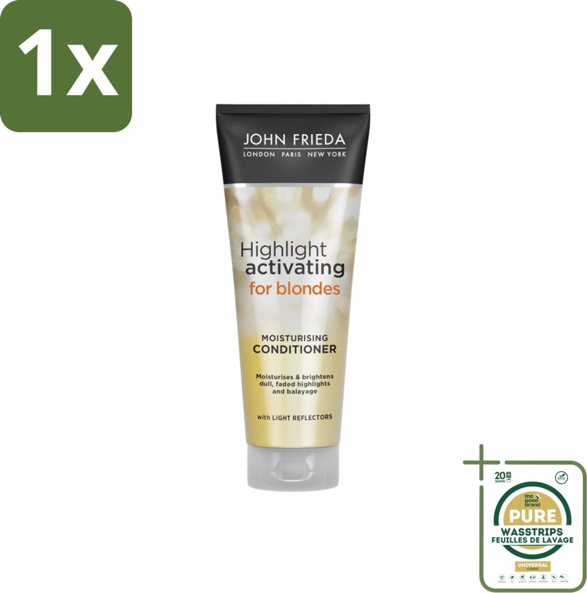 1 x John Frieda – Conditioner – Sheer Blonde – Verhelderend – 250 ml- Koffiezetapparaat