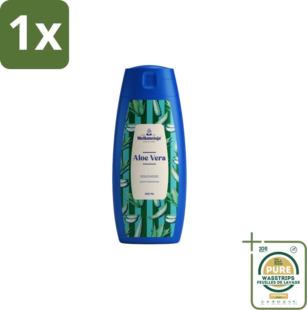 1 x Melkmeisje – Douchegel – Aloe Vera – Zacht Huidgevoel – 300 ml- Koffiezetapparaat