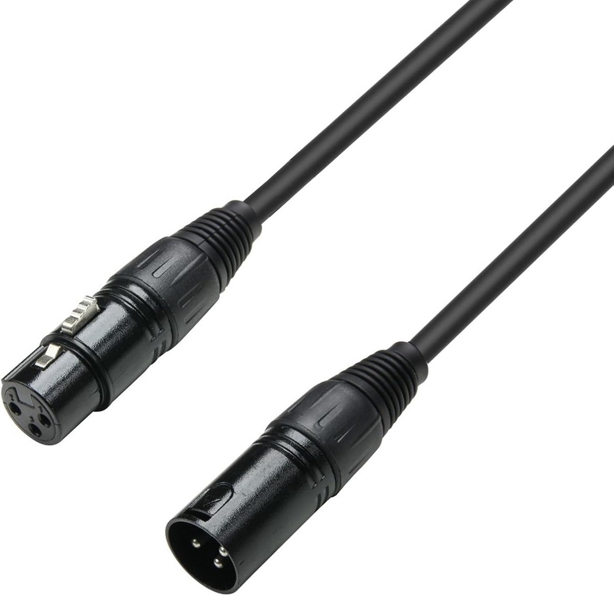 3 Polige XLR DMX Kabel - 1,5 m voor Studio en Podium
